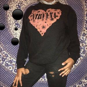 Nirvana Black sweater